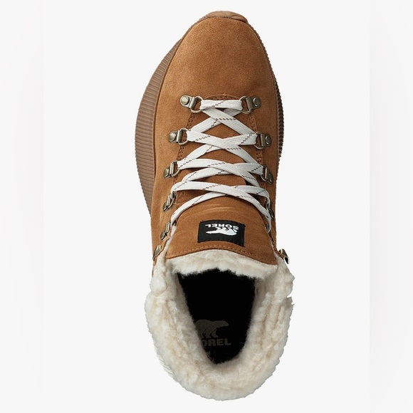 SOREL • Out-N-About III Conquest Waterproof Suede Booties • Camel Brown - Picture 6 of 16